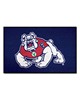 Fan Mats  LLC Fresno State Bulldogs Starter Mat navy