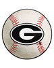 Fan Mats  LLC Georgia Bulldogs Baseball Mat White