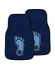 Fan Mats  LLC North Carolina Tar Heels 2-pc Carpet Car Mat Set Blue