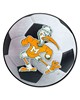 Fan Mats  LLC Miami Hurricanes Soccer Ball Mat White