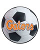 Fan Mats  LLC Florida Gators Soccer Ball Mat White