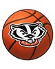 Fan Mats  LLC Wisconsin Badgers Basketball Mat Orange