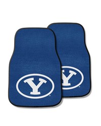 BYU Cougars 2-pc Carpet Car Mat Set by   