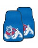 Fan Mats  LLC Fresno State Bulldogs 2-pc Carpet Car Mat Set Navy