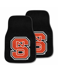 NC State Wolfpack 2-pc Carpet Car Mat Set by   