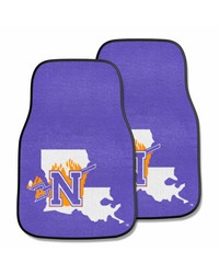 Northwestern State Demons 2-pc Carpet Car Mat Set by   