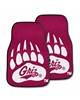 Fan Mats  LLC Montana Grizzlies 2-pc Carpet Car Mat Set Maroon