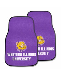 Western Illinois Leathernecks 2-pc Carpet Car Mat Set by   