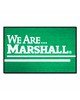 Fan Mats  LLC Marshall Thundering Herd Starter Mat Green