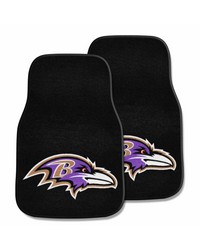 Baltimore Ravens 2-pc Carpet Car Mat Set by   