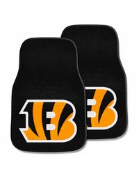 Cincinnati Bengals 2-pc Carpet Car Mat Set by   