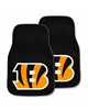 Fan Mats  LLC Cincinnati Bengals 2-pc Carpet Car Mat Set Black