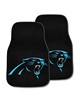 Fan Mats  LLC Carolina Panthers 2-pc Carpet Car Mat Set Black