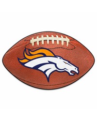 Denver Broncos Football Mat by   