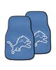 Fan Mats  LLC Detroit Lions 2-pc Carpet Car Mat Set Blue