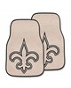 Fan Mats  LLC New Orleans Saints 2-pc Carpet Car Mat Set Black