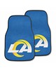 Fan Mats  LLC Los Angeles Rams 2-pc Carpet Car Mat Set Navy