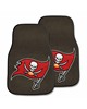 Fan Mats  LLC Tampa Bay Buccaneers 2-pc Carpet Car Mat Set Gray