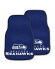 Fan Mats  LLC Seattle Seahawks 2-pc Carpet Car Mat Set Navy