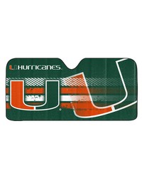 Miami Hurricanes Auto Shade by   