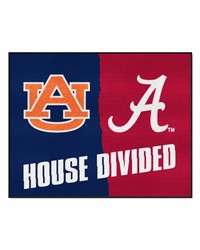 House Divided Alabama / Auburn House Divided Mat by   