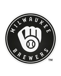 Milwaukee Brewers Molded Chrome Emblem by   