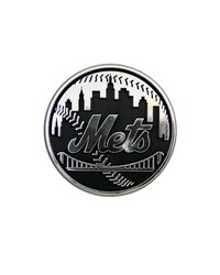 New York Mets Molded Chrome Emblem by   