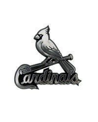 St. Louis Cardinals Molded Chrome Emblem by   