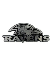 Baltimore Ravens Molded Chrome Emblem by   