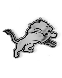 Detroit Lions Molded Chrome Emblem by   