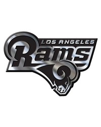 Los Angeles Rams Molded Chrome Emblem by   