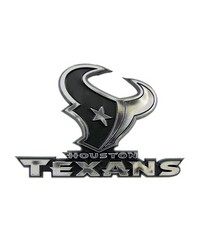 Houston Texans Molded Chrome Emblem by   