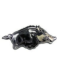 Arkansas Razorbacks Molded Chrome Emblem by   