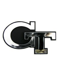 Georgia Tech Yellow Jackets Molded Chrome Emblem by   