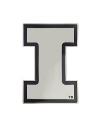 Illinois Illini Molded Chrome Emblem by   