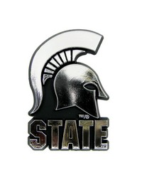 Michigan State Spartans Molded Chrome Emblem by   