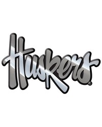 Nebraska Cornhuskers Molded Chrome Emblem by   