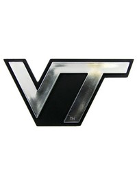 Virginia Tech Hokies Molded Chrome Emblem by   