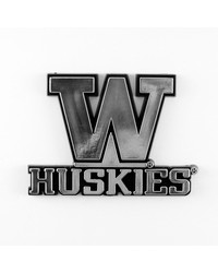 Washington Huskies Molded Chrome Emblem by   