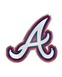 Atlanta Braves Embossed Color Emblem by   