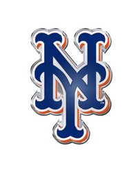 New York Mets Embossed Color Emblem by   