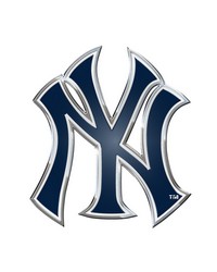 New York Yankees Embossed Color Emblem by   