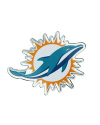 Miami Dolphins Embossed Color Emblem by   