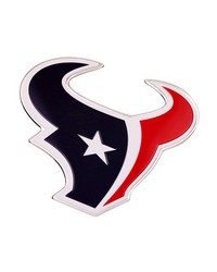 Houston Texans Embossed Color Emblem by   