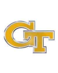 Georgia Tech Yellow Jackets Embossed Color Emblem by   