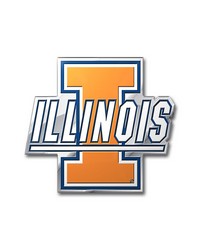 Illinois Illini Embossed Color Emblem by   