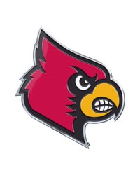 Louisville Cardinals Embossed Color Emblem by   