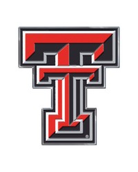 Texas Tech Red Raiders Embossed Color Emblem by   