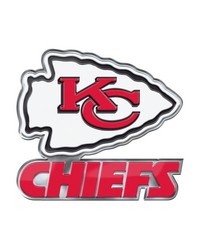 Kansas City Chiefs Embossed Color Emblem2 by   