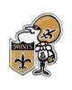 Fan Mats  LLC New Orleans Saints Embossed Color Emblem2 Gold